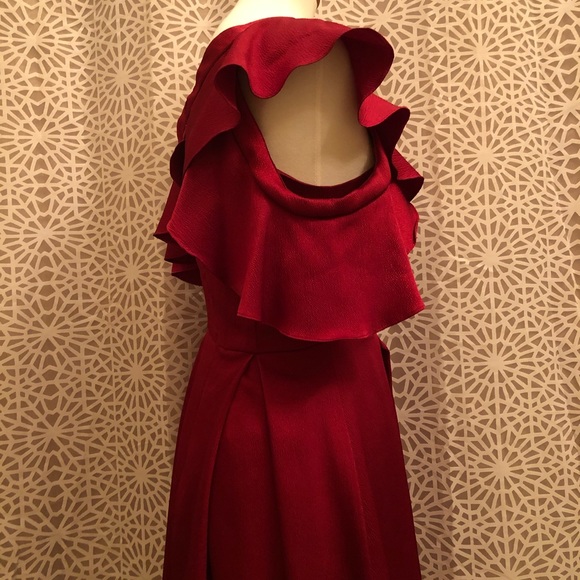 Slate & Willow Red Ruffle Size 4 Dress - Picture 7 of 11
